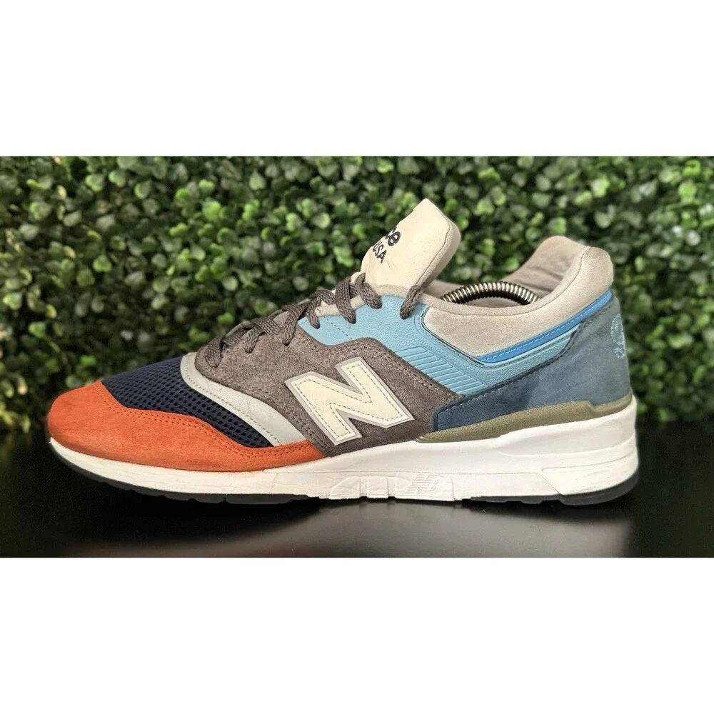 USED New Balance 997 Made in USA M997NAG Men’s 11.5 Multicolor Suede Sneakers